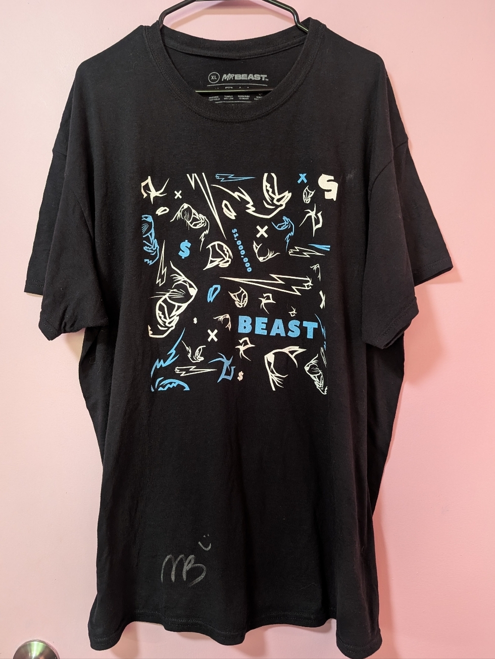 Mr. Beast Autographed One Million T-Shirt